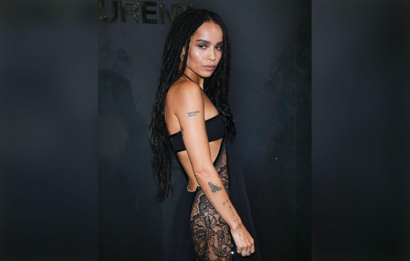 zoe kravitz channing tatum party miami days after chris pine sushi dinner date