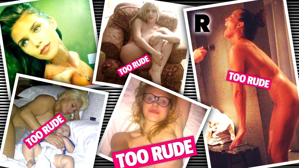 10 celebs nude seflies