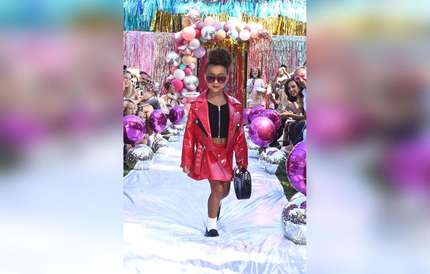 Kim Kardashian Daughter North Models Fashion Show