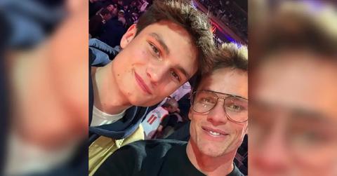 Photo of Jack and Tom Brady