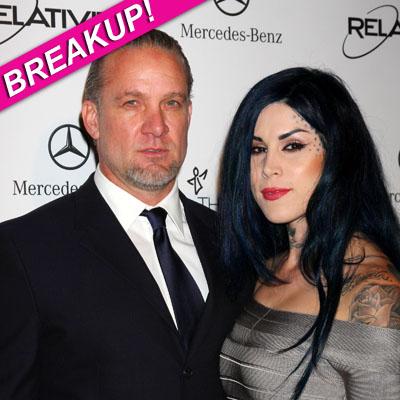 Jesse James & Kat Von D Split!