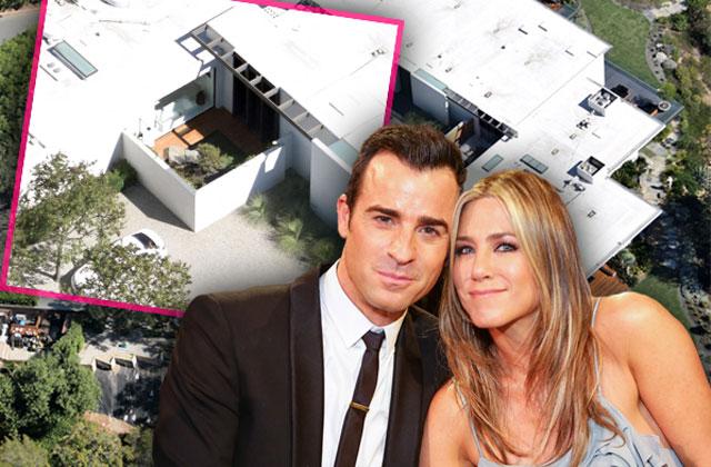 jennifer aniston justin theroux mansion makeover