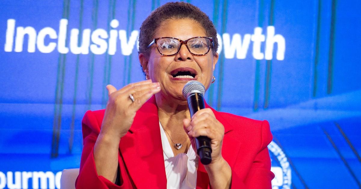 la mayor karen bass faces backlash lala