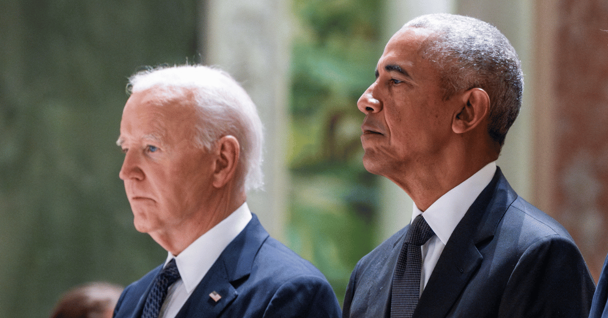 Photo of Joe Biden and Barack Obama 
