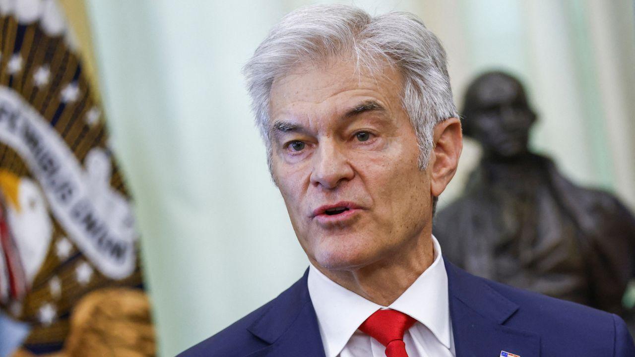 image of Dr. Mehmet Oz said President Donald Trump authorized a plan to distribute $500 to one million Americans on Obamacare.