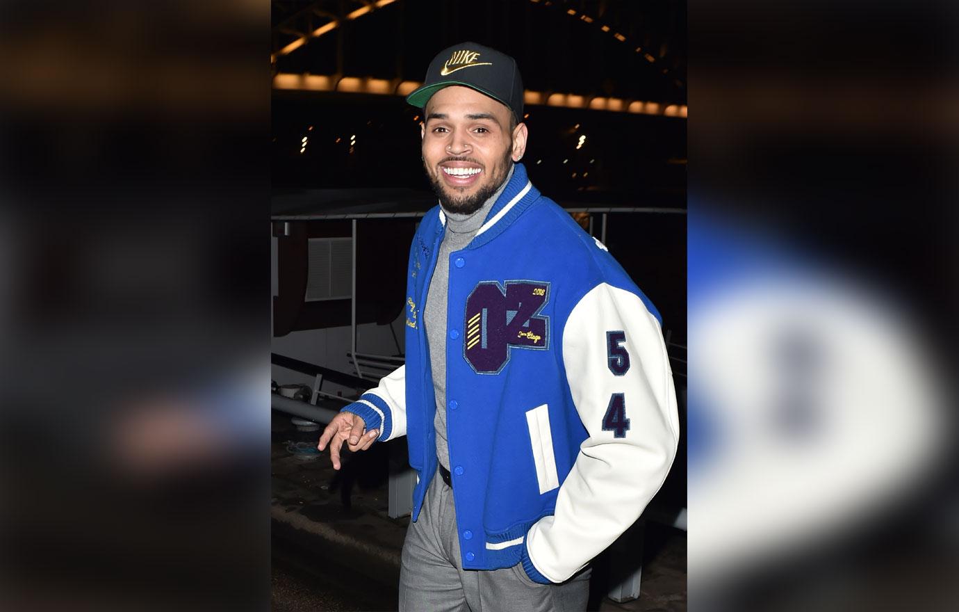 Chris Brown Smiles Paris Sex Assault Scandal