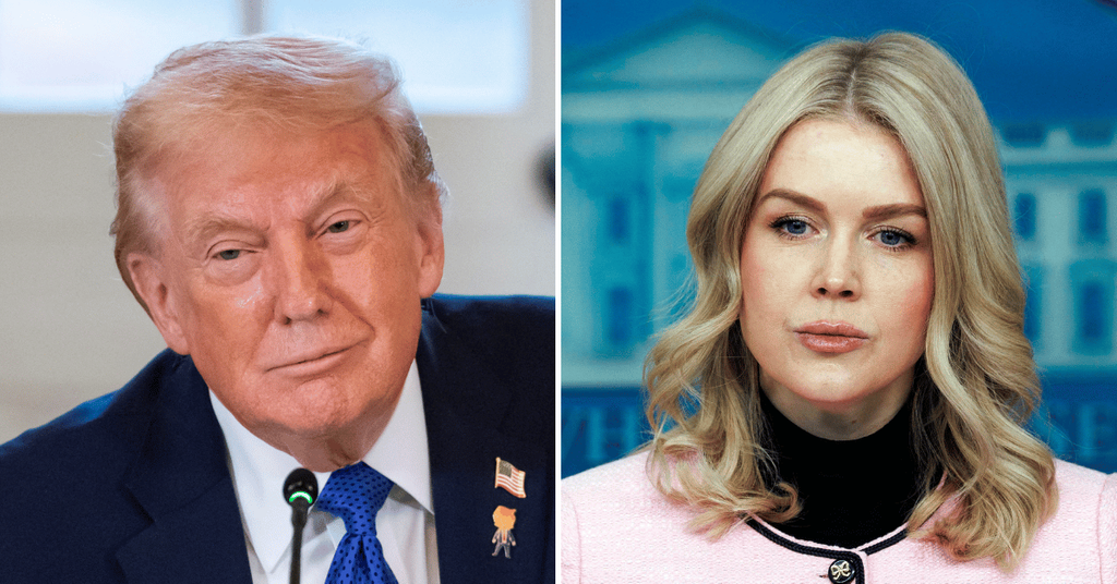 Trump Makes 'Creepy' Joke About 'Grabbing' Press Sec. Karoline Leavitt
