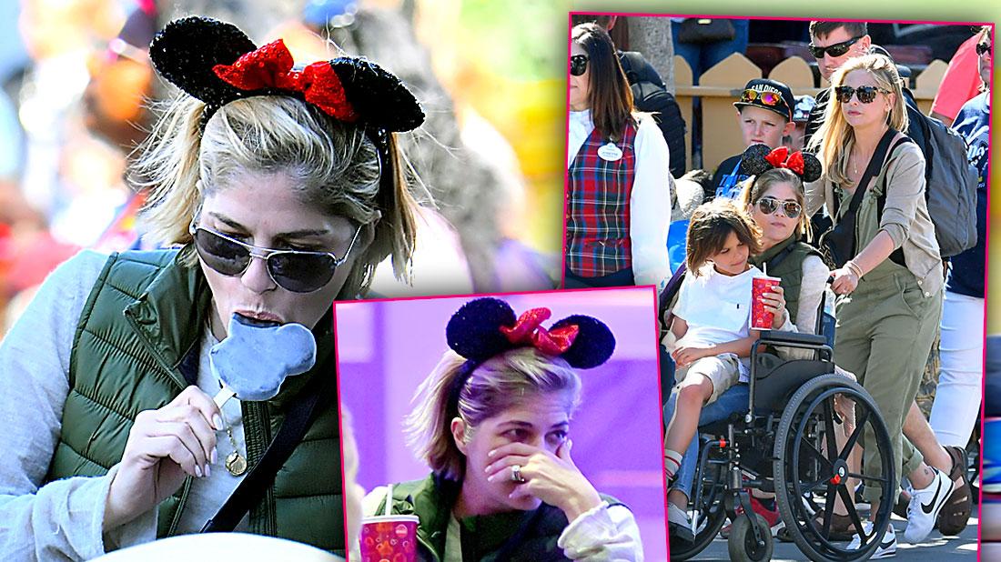 Selma Blair In Wheelchair At Disneyland Amid Ms Battle