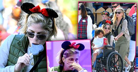 MS Stricken Selma Blair Has Disneyland Fun with Friends and Family