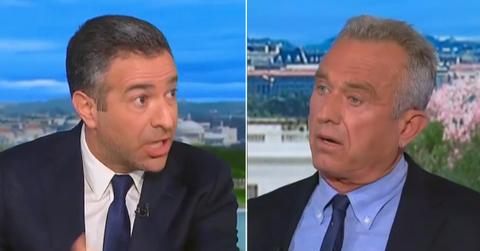 rfk jr and msnbc host ari melber clash in explosive interview pp