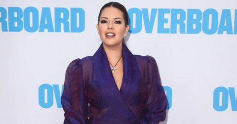 The Alicia Machado sex tape has not hurt her at all, she's making the scene at Hollywood premieres.