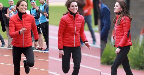 Kate Middleton Scary Skinny Legs Running