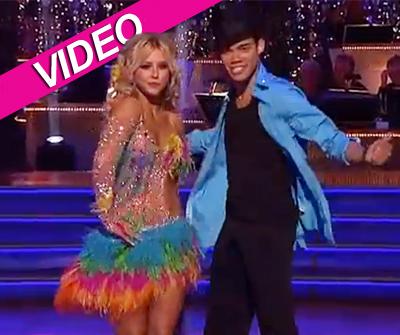 DWTS: Chelsie Hightower Nearly Suffers Primetime Nip Slip