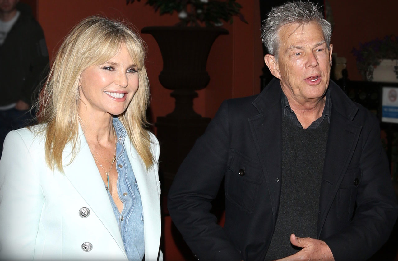 Christie Brinkley David Foster Dating Blazer Jeans