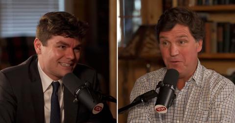 image of Nick Fuentes and Tucker Carlson
