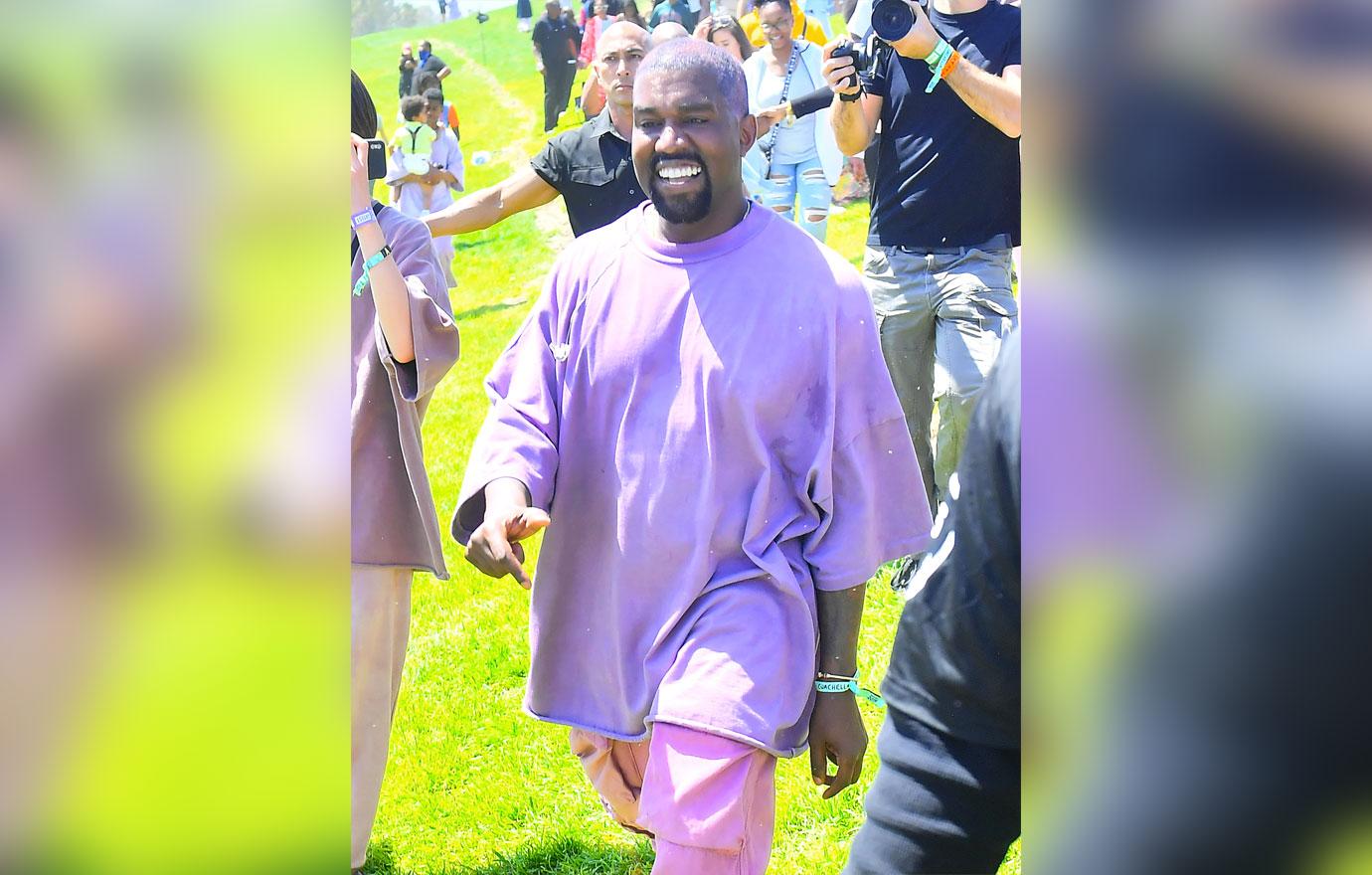 Kim Kardashian, Kanye & Family Host Sunday Service At Coachella