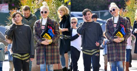 Gwen Stefani Steps Out With Son Kingston