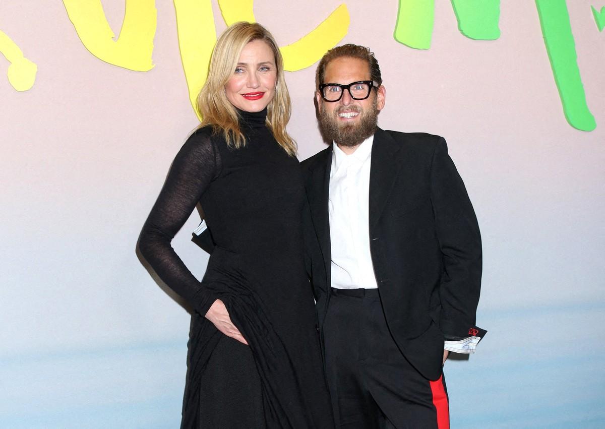 Jonah Hill praised Cameron Diaz at the 'Outcome' premiere, calling her presence a turning point for the film.