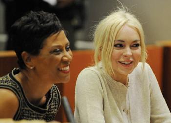 //lindsay lohan shawn holley court appearance