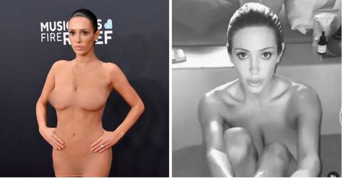 Split photos of Bianca Censori