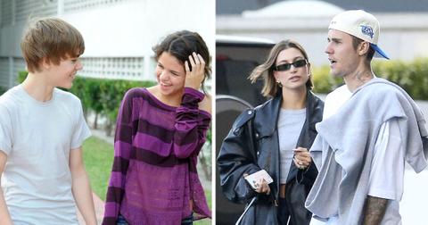 justin bieber selena gomez and hailey bieber