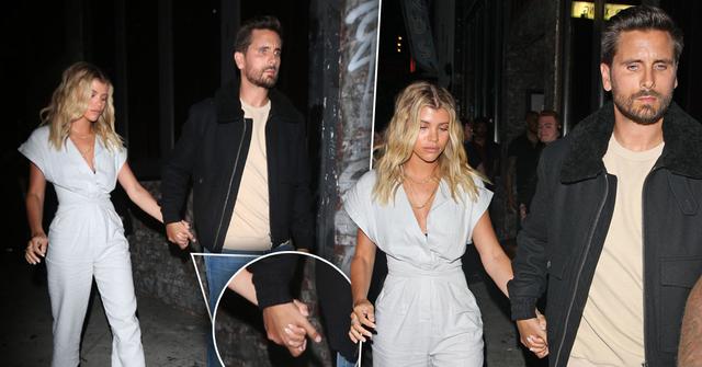 Scott Disick & Sofia Richie Hold Hands Outside Los Angeles Club