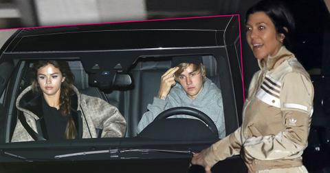 Kourtney Kardashian Crashes Selena Gomez & Justin Bieber Church Date