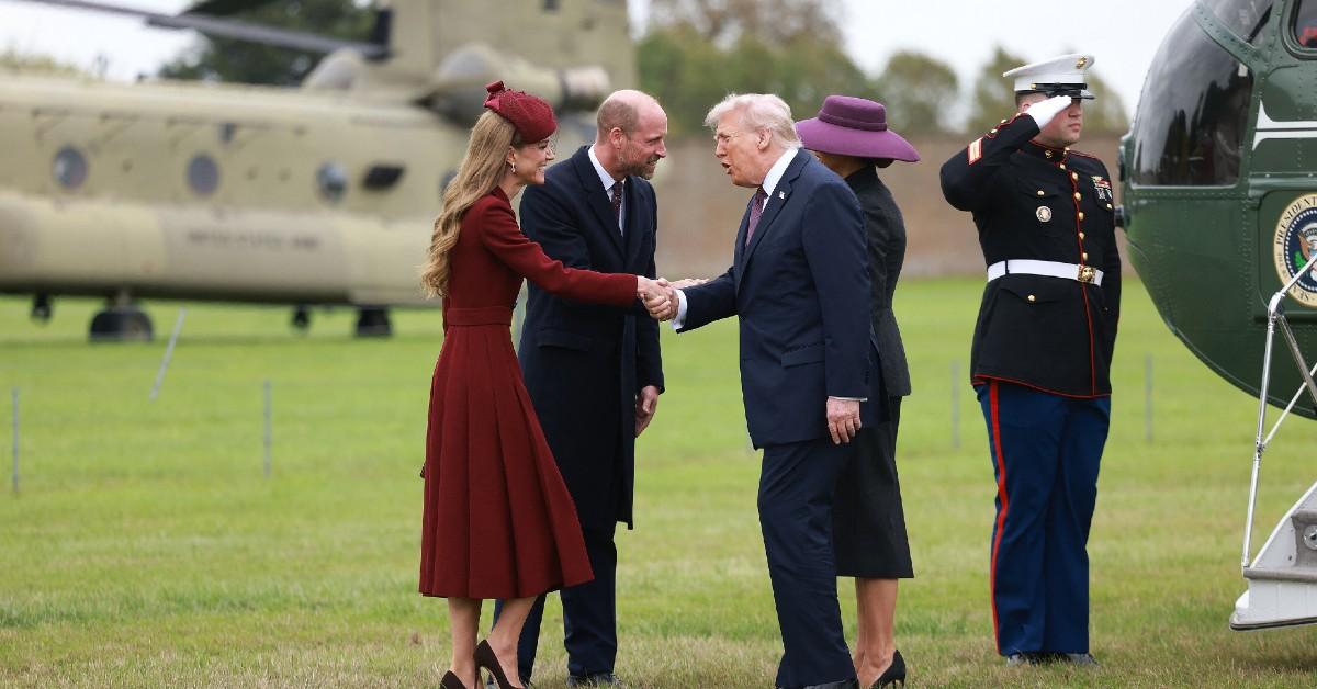 Photo of Kate Middleton, Prince William, Donald Trump, Melania Trump
