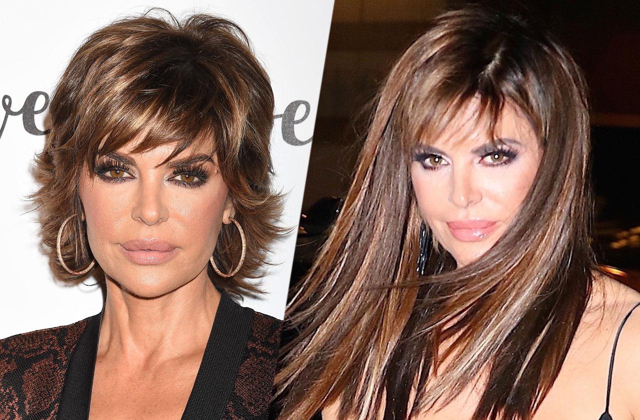 Lisa Rinna Debuts New Long Hairdo