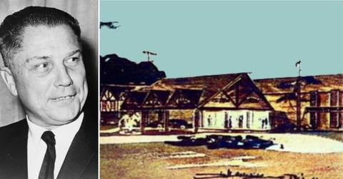 Split photo of Jimmy Hoffa, The Raleigh House
