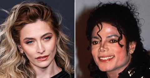 Picture of paris and Michael Jackson