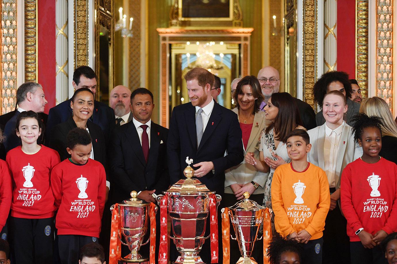 Rugby League World Cup 2021 draws, Prince Harry Is All Smiles At First Royal Appearance Since Leaving Family