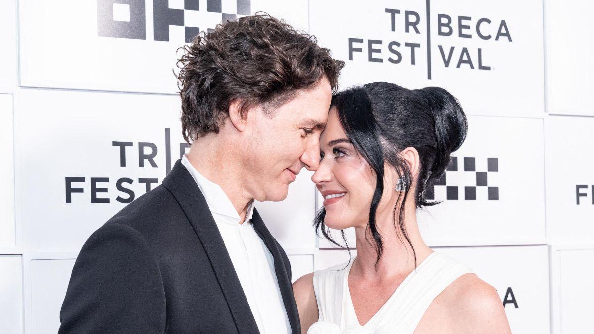 picture of Katy Perry and Justin Trudeau