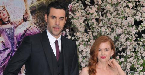 photo of Isla Fisher and Sacha Baron Cohen