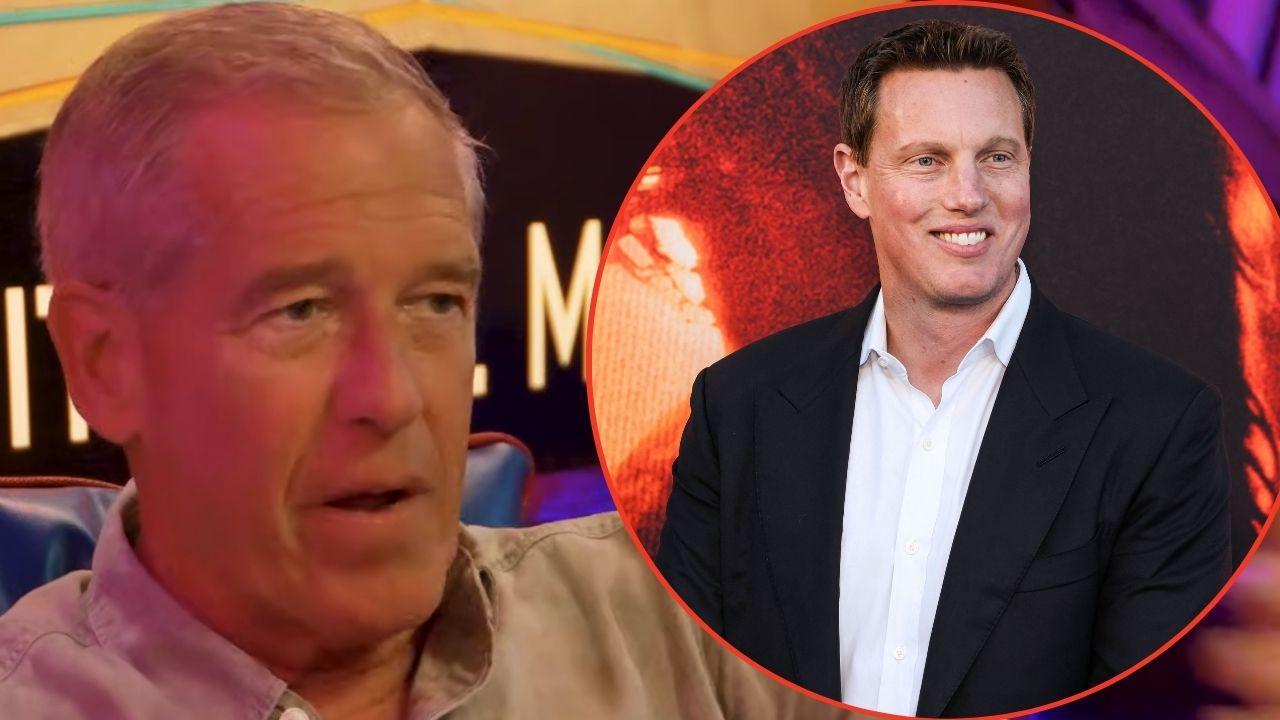 Photo of Brian Williams and David Ellison