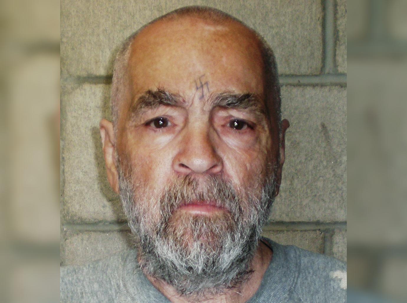 charles manson prison mug shot