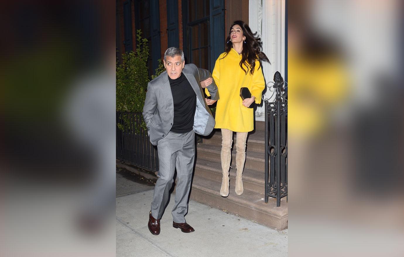 George Clooney Amal Hides Scary Skinny Body