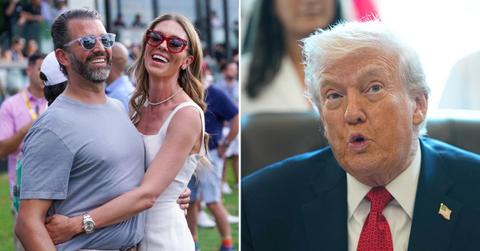 Photo of Donald Trump Jr., Bettina Anderson, Donald Trump