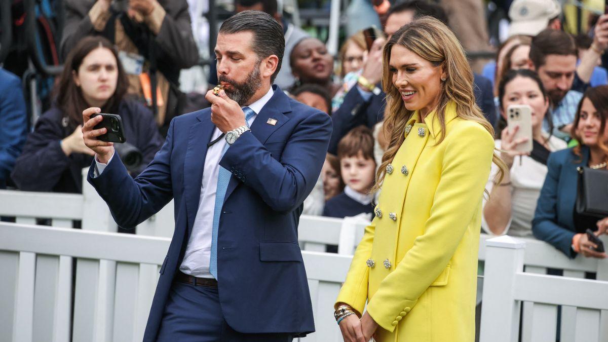 Photo of Donald Trump Jr., Bettina Anderson, Donald Trump