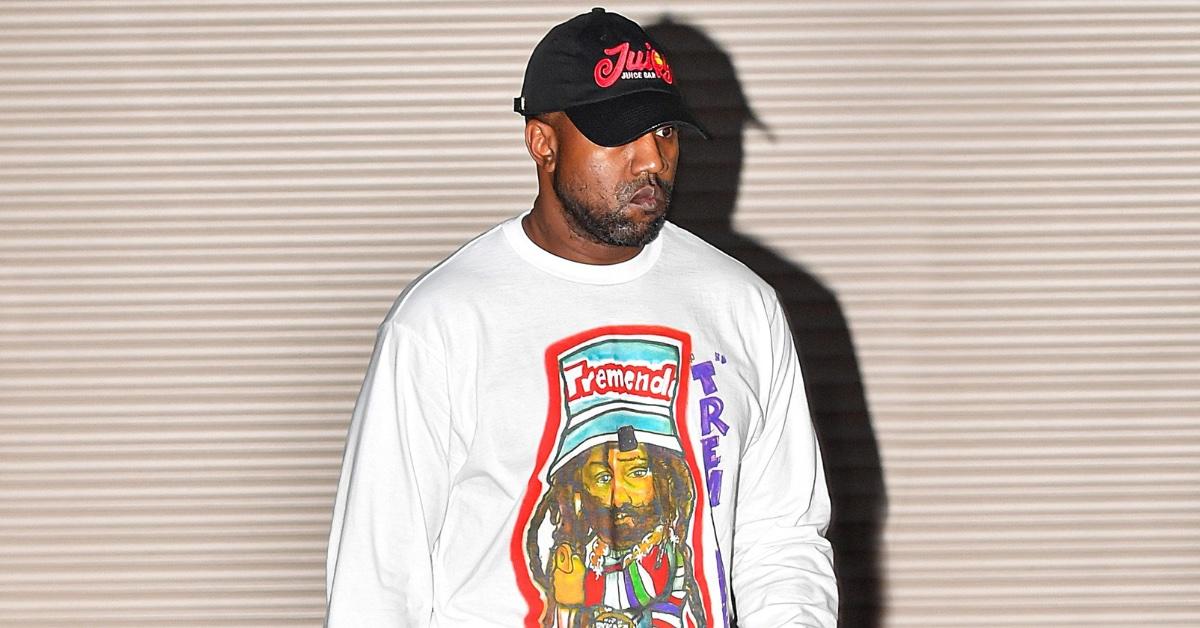 SPOTTED: Kanye West dons Levi's, Yeezy & Red Wings Jersey in