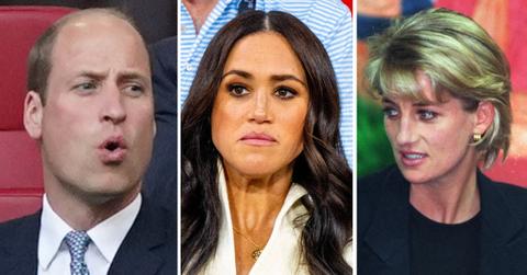 prince william seething exiled brother harry desperate duchess wife meghan copying princess diana pp