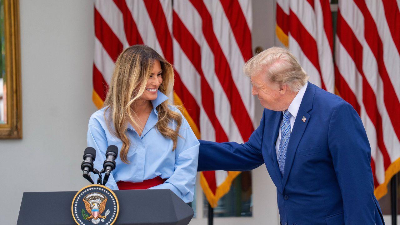 Photo of Melania and Donald Trump