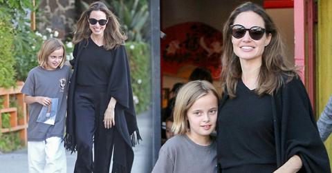 Angelina Jolie & Vivienne Jolie-Pitt Karate Class