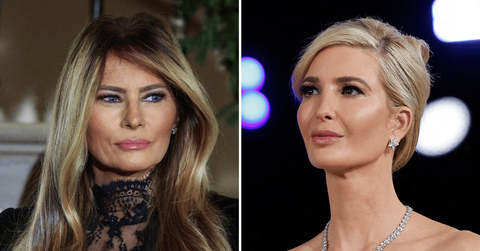 Split photo of Melania Trump, Ivanka Trump