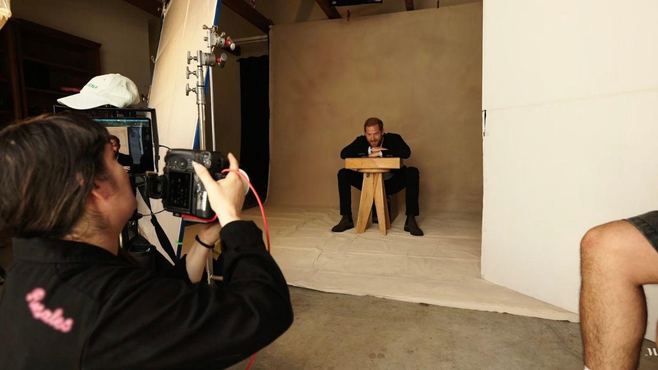 Screenshot of Harry from video