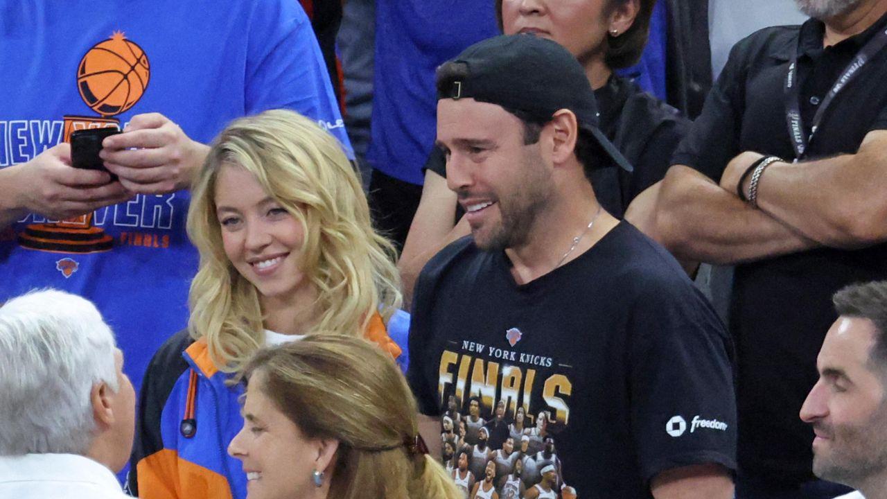 A photo of Sydney Sweeney and Scooter Braun