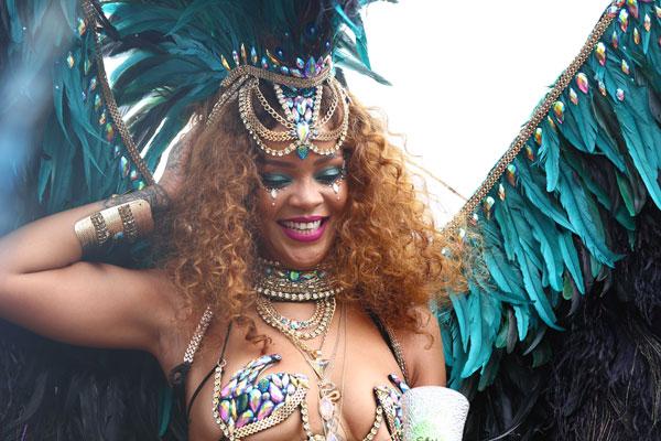 //almost nude rihanna celebrates crop over barbados