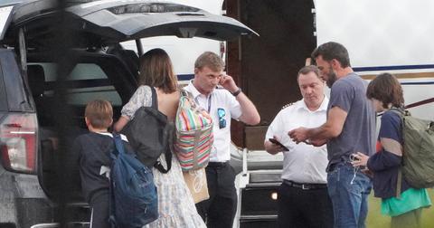 ben affleck jet georgia wedding no j lo photos