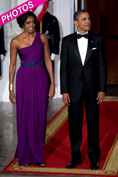 Michelle obama clearance purple dress