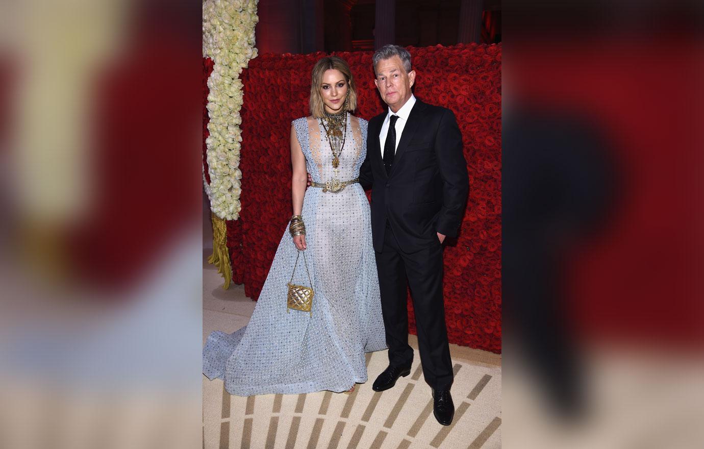 //Katharine McPhee David Foster MET Gala